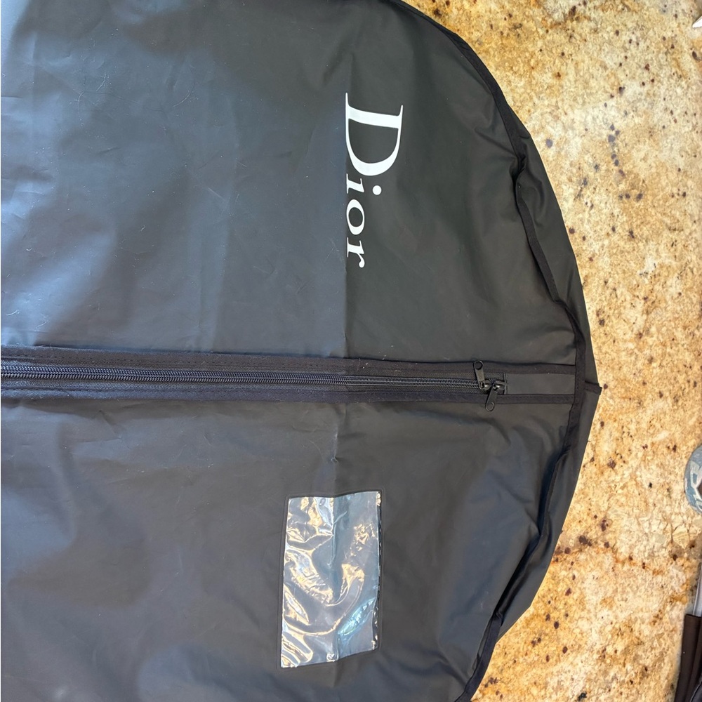 Dior Black and White Logo Garment Cover